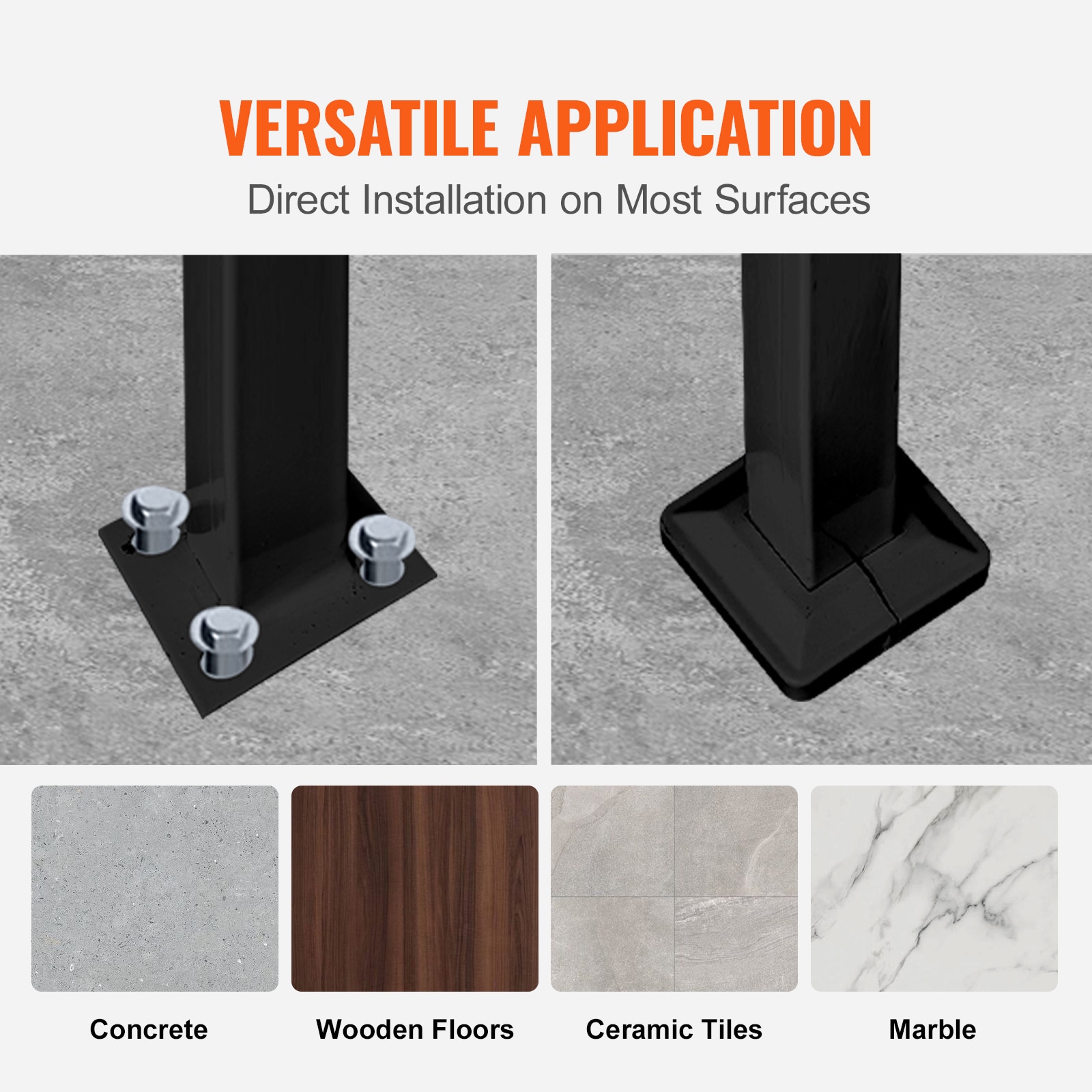 Black Wrought Iron Handrail For Outdoor Steps Garden Stair Railing_voghion.com